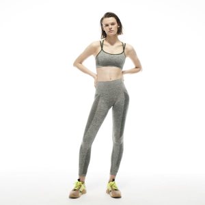 Reebok VB Seamless Textured Bh Damen - Grün/DunkelGrau Grün - DE 345-VWJ